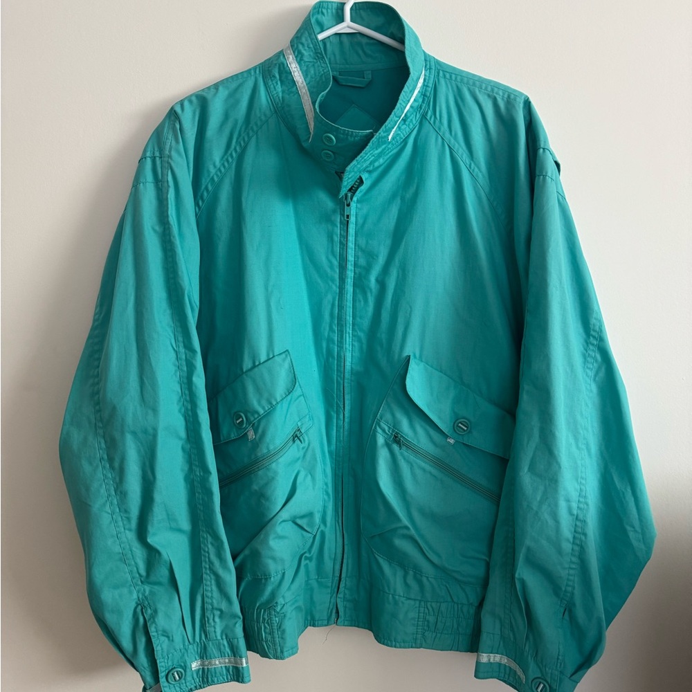 Vintage High Sierra Turquoise Windbreaker